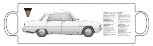 Rover P6 V8 3500 1969-70 Mug 2